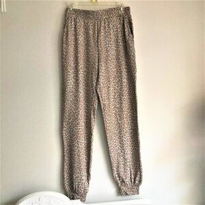 Beach Lunch Lounge leopard print loungewear pants
